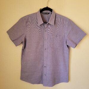 Travis Mathew Studebaker Short Sleeve Button Down Shirt Medium